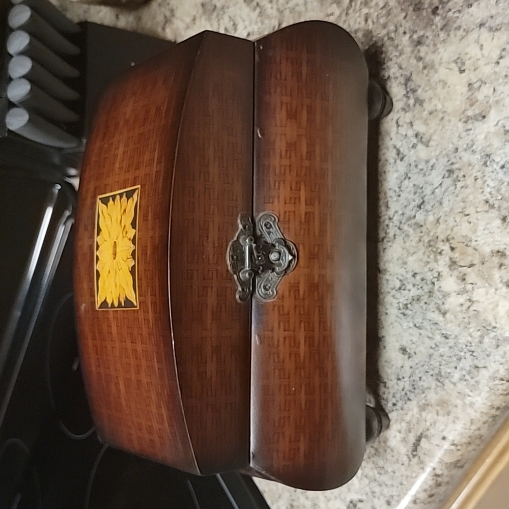 Wooden storage box